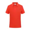 Polo de algodão puro com logotipo personalizado impresso, macacão de lapela de manga curta, camisa cultural construída para grupo empresarial, bordado, padrão personalizado