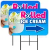 Producto popular transfronterizo: Letrero de Jardín de Miel Local, Cartel Publicitario de Plástico Hueco Comercial para Barbacoa de Verano y Bebidas Dulces