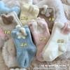 Meias Grossas de Outono e Inverno Soltas para Meninas Meias de Cano Médio para Bebês Meninos e Meninas Meias Quentes de Outono e Inverno com Forro de Lã para Recém-Nascidos