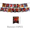 Novos Suprimentos para Festa com Tema Demon Slayer Decoração do Local Banner Bandeira Balão Enfeites Colmeia Toppers de Bolo