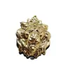 Broche de Cabeza de León de Cobre Estilo Metalizado Personalizado Transfronterizo Europeo y Americano Otoño e Invierno Universal de Gama Alta para Hombres y Mujeres Ropa Retro