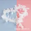 [Outlet de Fábrica] Variedad Pluma Hada Flor de Plumas Anillo Red Social Hada Pastel Pluma Enchufe DIY Tocado