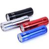 Lanterna 9 Leds, Três Pilhas AA, Mini Lanterna de Liga de Alumínio, LED de Mão com 9 Luzes com Logo a Laser