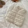 Chaleco de plumón de algodón para bebé Niños y Niñas Chaleco de Bebé Engrosado Otoño e Invierno Cálido Chaleco para Niños Por Dentro y Por Fuera