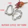 Fivelas Decorativas para Roupa de Banho Europeias e Americanas, Fivelas Especiais em Liga de Zinco, Acessórios para Roupas, Fivelas para Malas e Sapatos, Acessórios de Corrente, Fivelas de Metal com Cavalo em Liga de Zinco, Roupas