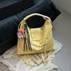 Bolsa Tote de Moda de Luxo 2025 Novo Estilo Simples e Versátil Mochila Multiuso Estilo Coreano Design de Nicho Bolsa Transversal