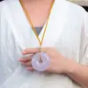Colgante de Paz de Ágata Roja Calcedonia Tipo Hielo Joyería de Jade Natural 50 Colgantes de Paz Grandes Accesorios Colgantes para Coche