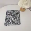 Calça Plaid de Perna Larga com Fio de Seda Gelada Primavera e Verão Fina Cintura Alta Emagrecimento Caimento Casual Reta para Mulheres