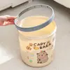Cubo de basura doméstico, Baño, Inodoro, Sala de estar, Cubo de basura de alta gama de lujo ligero, Cubo de almacenamiento, Papelera de oficina