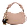 Bolso pequeño y elegante, fresco y a la moda, primavera 2024, nuevo y distintivo bolso bandolera con detalles texturizados en color liso para mujer.