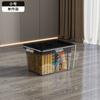 Caja de Almacenamiento Transparente Caja de Almacenamiento para Mudanzas Ropa Juguetes Caja de Almacenamiento para Dormitorio de Estudiante Caja de Almacenamiento Sobredimensionada Engrosada