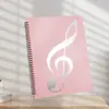 Pasta de Partituras Modificável, Não Refletiva, para Classificação e Armazenamento de Documentos de Estudantes Universitários, Pasta de Piano, Partituras de Piano