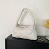 Chaqueta de Plumas Estilo Coreano Bolso de Axila para Mujer 2026 Nuevo Verano Bolso Retro de Moda Bolso Versátil de Hombro Cruzado Tipo Almohada
