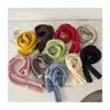 Bufanda Infantil Estrecha de Color Sólido de Moda Estilo Dongdaemun Coreano Otoño e Invierno Versátil Moda Callejera para Bebé