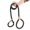 Correa para Perro Anti-Reventón Nylon Cosida a Mano Cuero Cuerda P Extendida Engrosada Antideslizante Entrenamiento Perro Cuerda Redonda Perro Grande Cadena P