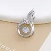 Pingente Mais Vendido, Acessórios Inteligentes e Modernos, Coroa Elegante com Recortes Tendência, Acessórios para Joias DIY com Zircônia