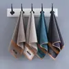 Toallas lisas de color sólido para uso doméstico, Toallas faciales para hombre, Toallas de regalo de alta gama bordadas personalizadas para negocios