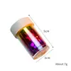 Novos adesivos de papel de vidro para nail art transfronteiriços, adesivos a laser aurora, papel de céu estrelado iridescente, adesivos de cubo de gelo, papel de transferência de vidro arco-íris