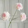 3 Flores de Peonía Artificiales para Decoración de Bodas, Arreglos Florales, Decoraciones de Pasillo y Arreglos de Flores de Bienvenida