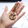 Joyería Artesanal DIY Creativa y Sencilla, Joyería Europea y Americana Popular Sencilla y de Moda, Llavero de Velero y Ancla de Aleación