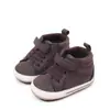 Zapatos Altos Nuevos para Bebé de Primavera y Otoño Niños y Niñas de 0 a 1 año Zapatos Suaves de Goma para Bebé Antideslizantes Zapatos Casuales Retro para Niños Pequeños