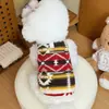 Novos Suéteres de Outono e Inverno para Pets, Roupas de Outono para Pets Estilo Étnico, Roupas Quentes para Gatos, Roupas para Cachorros Bichon, Teddy, Lulu da Pomerânia