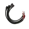 Cabo de Carregamento Reto, Preto (Número do Item 4X), Cabo de Carregamento Espesso de 50cm, Plugue para Veículo Elétrico e Triciclo