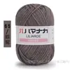 4 Ovillos de Hilo de Algodón Leche de Grosor Medio Hilo para Bebé Kit de Materiales para Tejer Crochet Hecho a Mano DIY Ramo de Muñeca