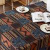 Tecido de algodão e linho impresso estilo étnico Yunnan Lijiang Tecido boêmio estilo retro Hotel Pillow Bar toalha de mesa