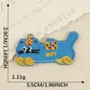 Parche Original Dibujo Animado Perro Salchicha Gato Autoadhesivo Bordado por Computadora Decoración de Caja DIY Manualidades Manualidades Pegatina de Tela