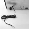 Adaptador de linha de conexão de caixa registradora, linha de extensão 4P64, cabeça de cristal dupla 6P6C, acessórios para caixa registradora