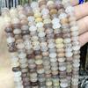 Contas de Ábaco Violeta Acessórios para Joias DIY Contas de Posicionamento de Jade Espaçador Pulseira Contas Violetas Semi-acabadas