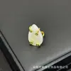 Anillo Nuevo Estilo con Incrustaciones de Concha Natural, Moderno y Único, Joyería de Estilo Lujo Ligero Europeo y Americano, Diseño Abierto Ajustable, Venta al por Mayor