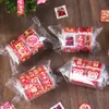 Adesivo de Selo de Ano Novo Trigo Jovem com Caractere Chinês para Bênçãos, Presente de Bênção do Festival da Primavera Estilo Chinês, Adesivo Decorativo para Diário em Embalagem Vermelha Dourada