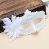 Máscara de Halloween Meia Face Mascarada Princesa Adereços Luminosos Masculino e Feminino Adulto Festa Máscara Infantil Rosto Inteiro Lote