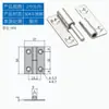 Bisagra de Puerta Desmontable Acero Inoxidable Plegable Izquierda y Derecha Bisagra de Hardware Soldada Plegable Baño Desmontable Hoja Suelta
