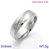 Anillos de Acero de Titanio de Lujo Ligero Japoneses y Coreanos para Hombres y Mujeres, Anillos de Pareja Sencillos de Acero Inoxidable Incrustados con Diamantes, Regalos de Joyería Transfronterizos