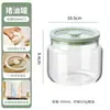 Frasco de Manteca para Uso Doméstico, Frasco Sellado de Vidrio Resistente a Altas Temperaturas de Grado Alimenticio, Se Puede Guardar en el Refrigerador, con Tapa, Frasco Especial para Manteca y Aceite de Chile