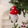 Enfeites de Árvore de Natal Homem Velho Anão Novo da Shengyuan Homem Velho Sem Rosto Cogumelo de Feltro de Lã Pingente de Decoração de Natal