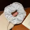 Goma para el pelo con lazo de encaje de estrella dulce, Goma para coleta de niña estilo súper hada, Cuerda para el pelo suave y linda estilo bosque