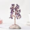 Árbol de cristal natural, grava, adornos para árbol de la fortuna, rebanada de ágata, árbol de cristal de siete colores, decoración del hogar, fábrica al por mayor