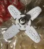 Luz de Fútbol LED Resaltante Hogar E27 Luz de Cinco Hojas Esférica Carga Solar Luz de Tres Hojas Bombilla Plegable de Cinco Hojas