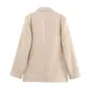 Exportación Transfronteriza Ropa de Mujer Otoño 2025 Estilo Europeo y Americano Chaqueta de Traje de un Botón + Traje de Pantalones Casuales Mujer F611584/5