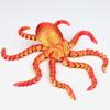 Pulpo Calamar Articulado Impreso en 3D Pulpo Realista Juguete para Niños Modelo Animal Figura Adorno