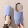 Pantuflas de Algodón Cixi Suela Suave Silenciosas Otoño e Invierno para Mujer Hogar Interior Cálidas Antideslizantes Felpa Pantuflas de Algodón para el Hogar para Hombre