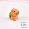 Nuevos adornos pequeños de escritorio de resina adorable capibara capibara diy marea jugar accesorios bolsa ciega material pegamento crema