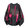 Fabricante de Suéteres, Novo Estilo Mais Vendido com Furos, Marca Tendência Solta, Suéter de Lã de Visão Juvenil, Suéter de Tricô Masculino, Gola Redonda Masculina