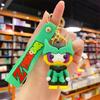 Nuevo llavero de Dragon Ball versión Q, exquisito y lindo colgante para bolso escolar, muñeco Monkey King, llavero para coche para niños