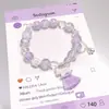 Explosões Super Fada Mori Cristal Lua Pulseira Feminina Design de Nicho Estudante Joker Cor Doce Pulseira de Namorada