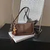 Bolsa Transversal Simples da Moda para o Dia a Dia Feminina 2026 Nova Casual Personalidade Diária Bolsa de Ombro Alto Valor Tendência Bolsa Bolinho